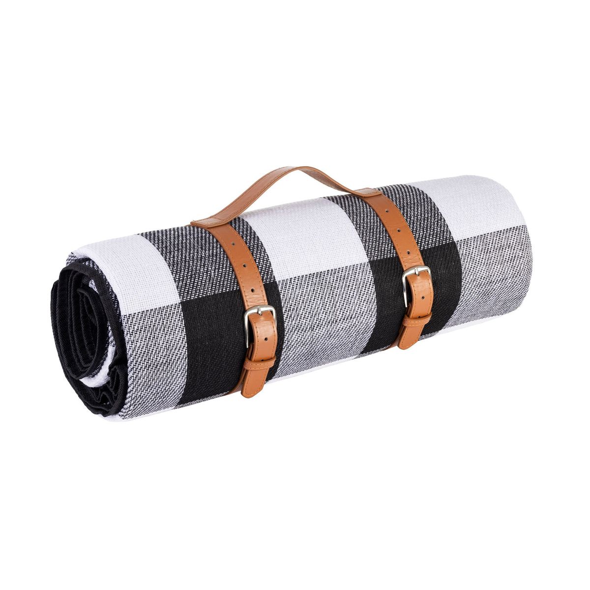 LUMINA - Manta Impermeable con Correa de Cuero uso Picnic Playa y mas