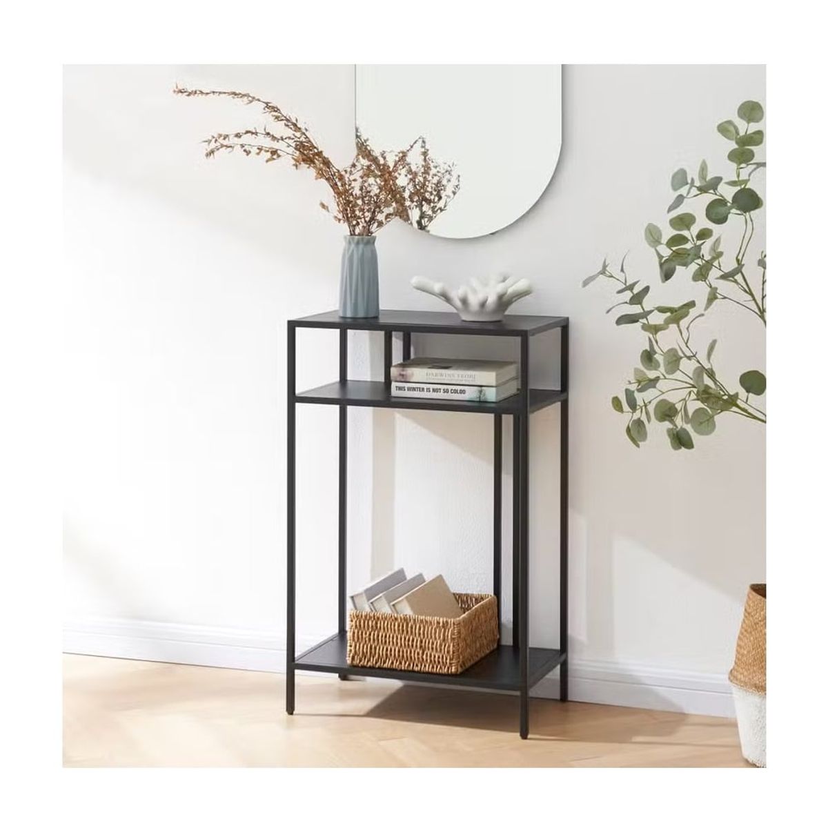 GENERICO - Mesa Consola Recibidor Maju Negro R&R MUEBLES