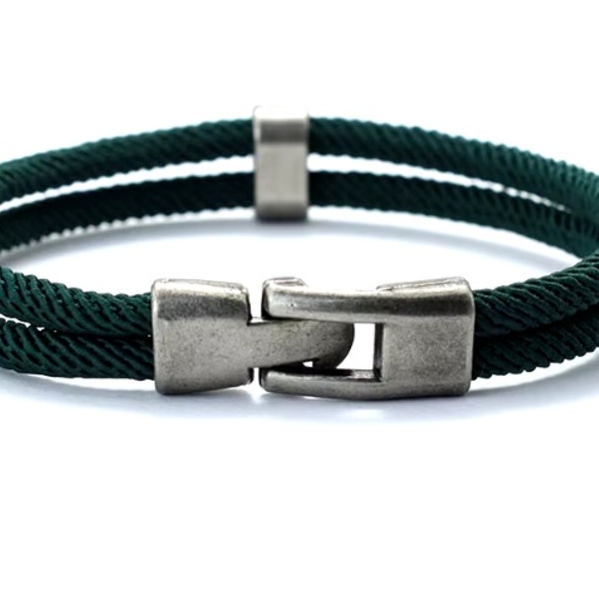 GENERICO - Pulsera de Supervivencia Cuerda Doble Verde