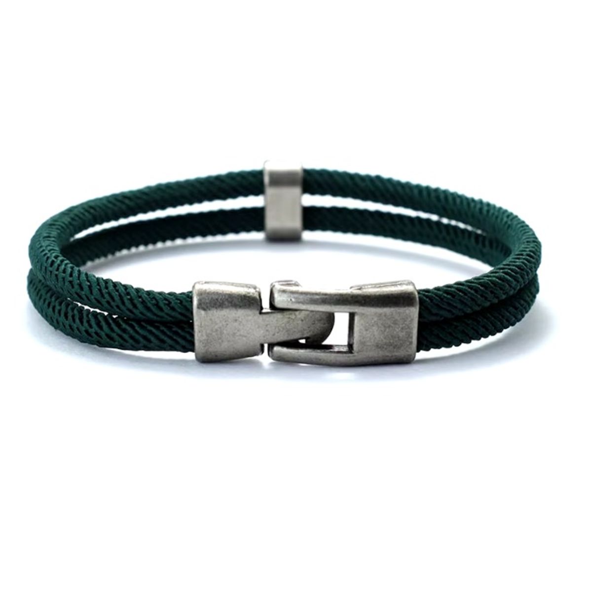 GENERICO - Pulsera de Supervivencia Cuerda Doble Verde