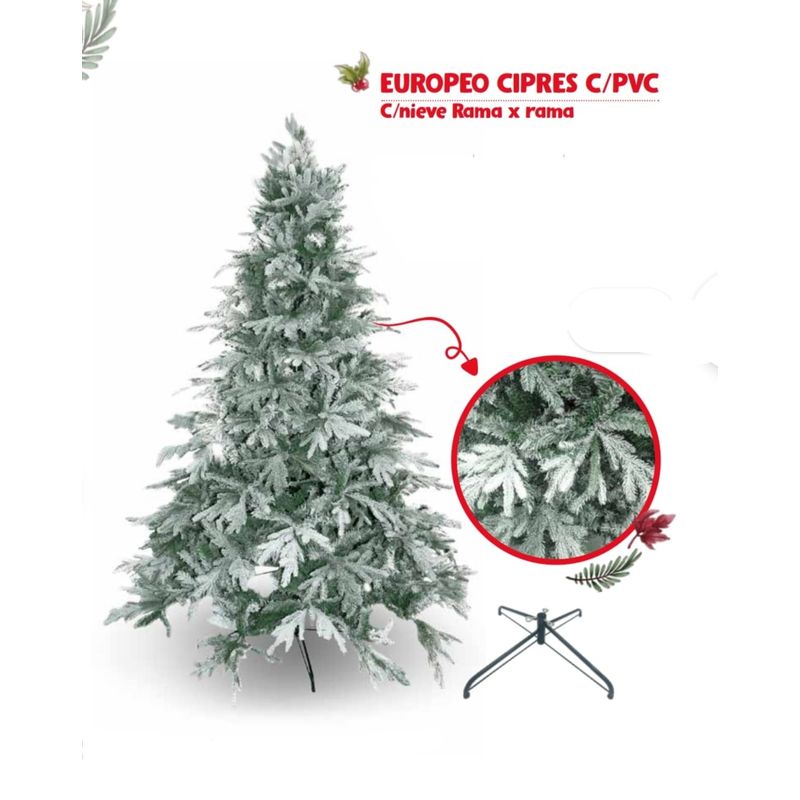 GENERICO - ARBOL EUROPEO CIPRES C/NIEVE  2.10M