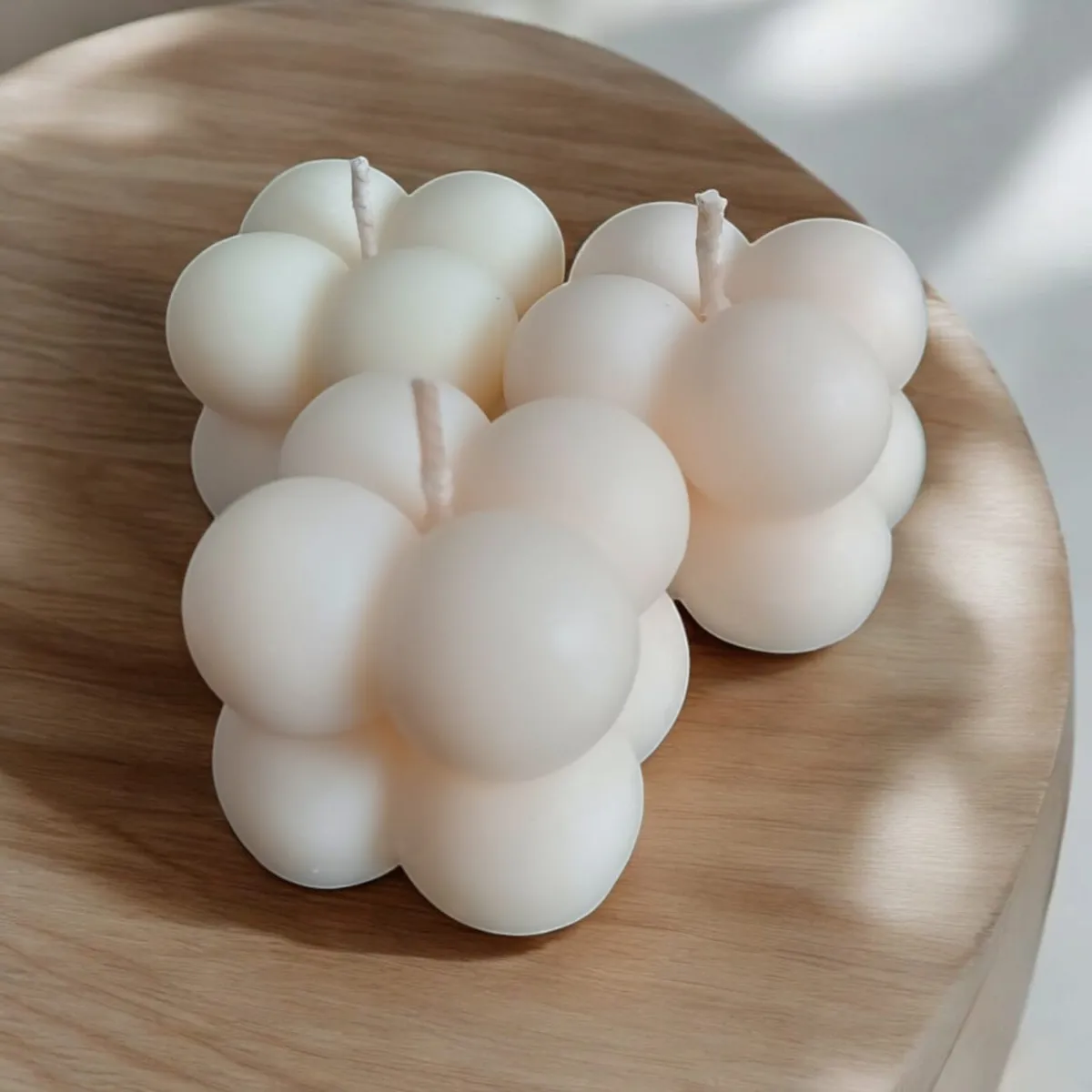 GENERICO - PACK 3 VELAS MINI BUBBLE PERFUMADAS