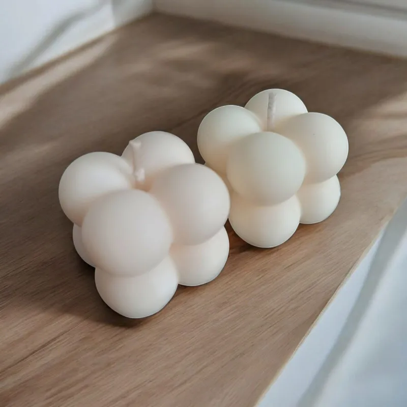 GENERICO - PACK 2 VELAS MINI BUBBLE PERFUMADAS