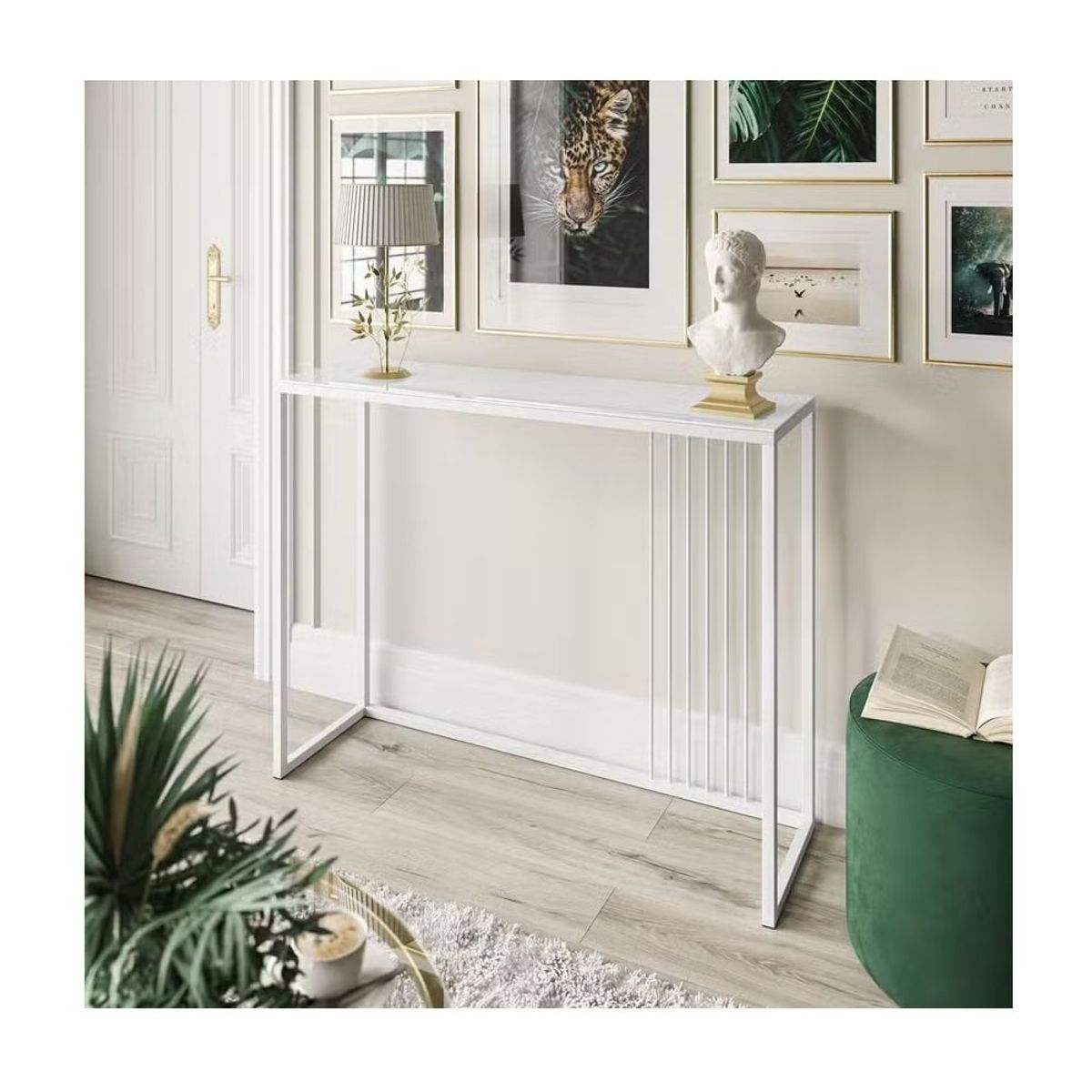 GENERICO - Mesa Consola Recibidor Lenin Blanco R&R MUEBLES
