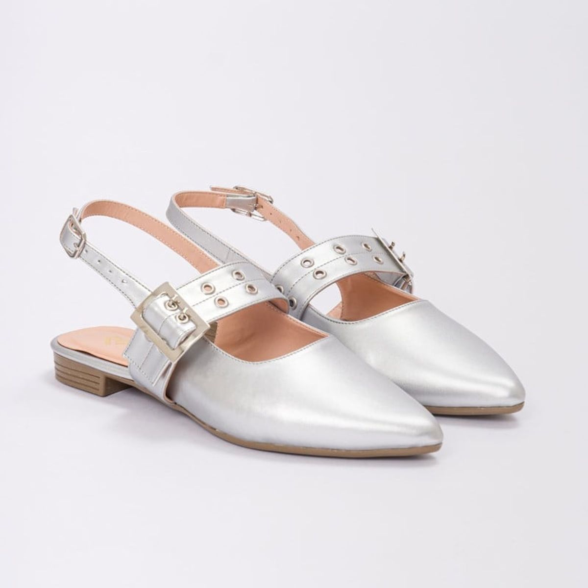 MAGDALENA SHOES - Slingback Scarlett 738 Plateado