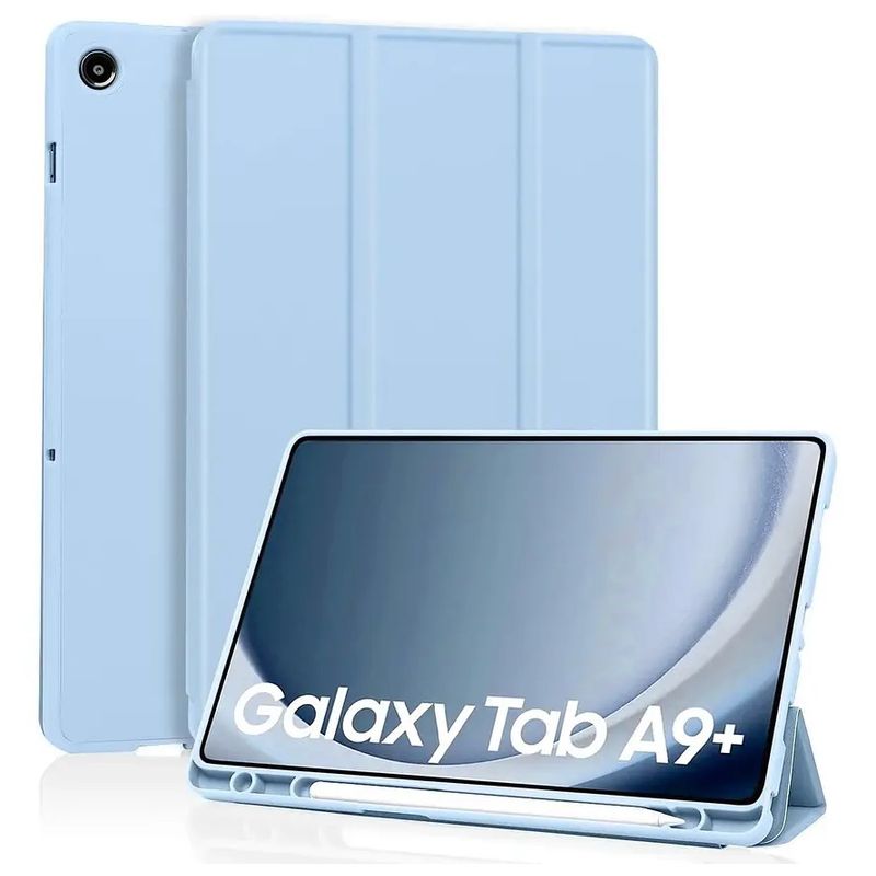 GENERICO - Funda Case Para Tablet Samsung Galaxy Tab A9 Plus  Tab A9+ CELESTE