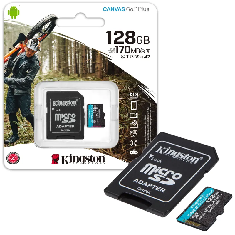 KINGSTON - Memoria Micro Sd Kingston 128gb Canvas Go Original