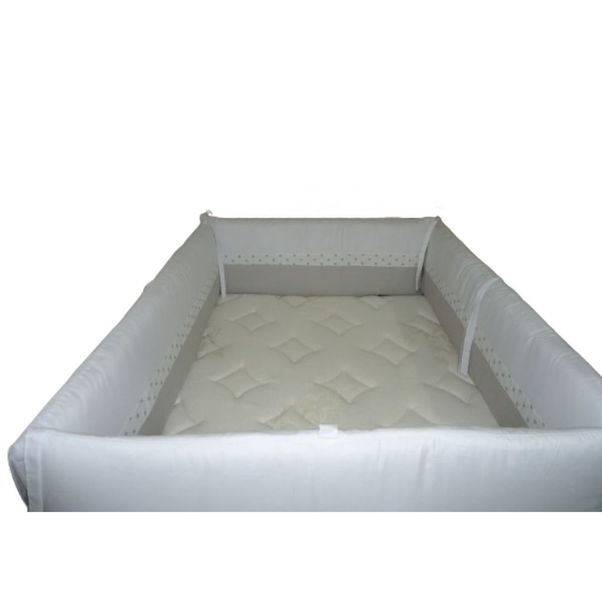 GENERICO - Protectores  Parachoques de cama cuna Montessori 1.5 plazas