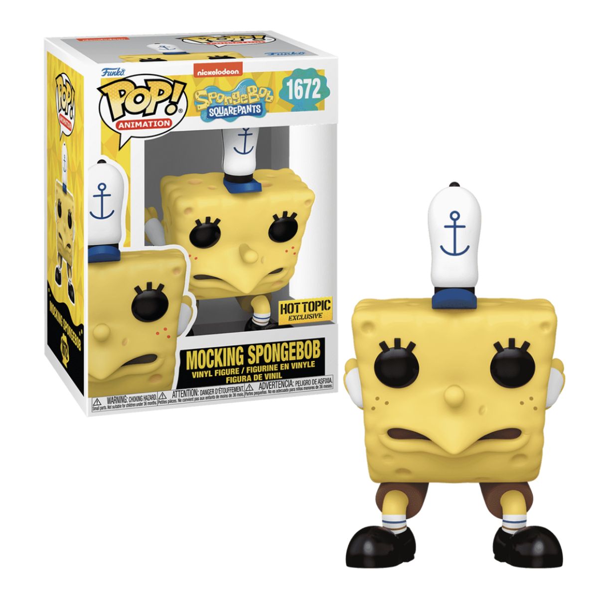 FUNKO - Bob esponja Mocking Funko Pop 1672 Exclusivo Hot Topic