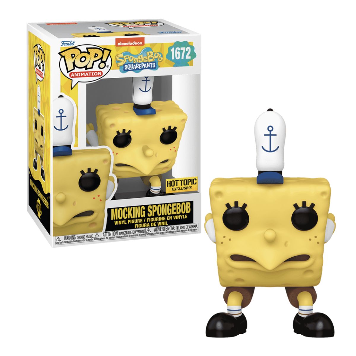 FUNKO - Bob esponja Mocking Funko Pop 1672 Exclusivo Hot Topic
