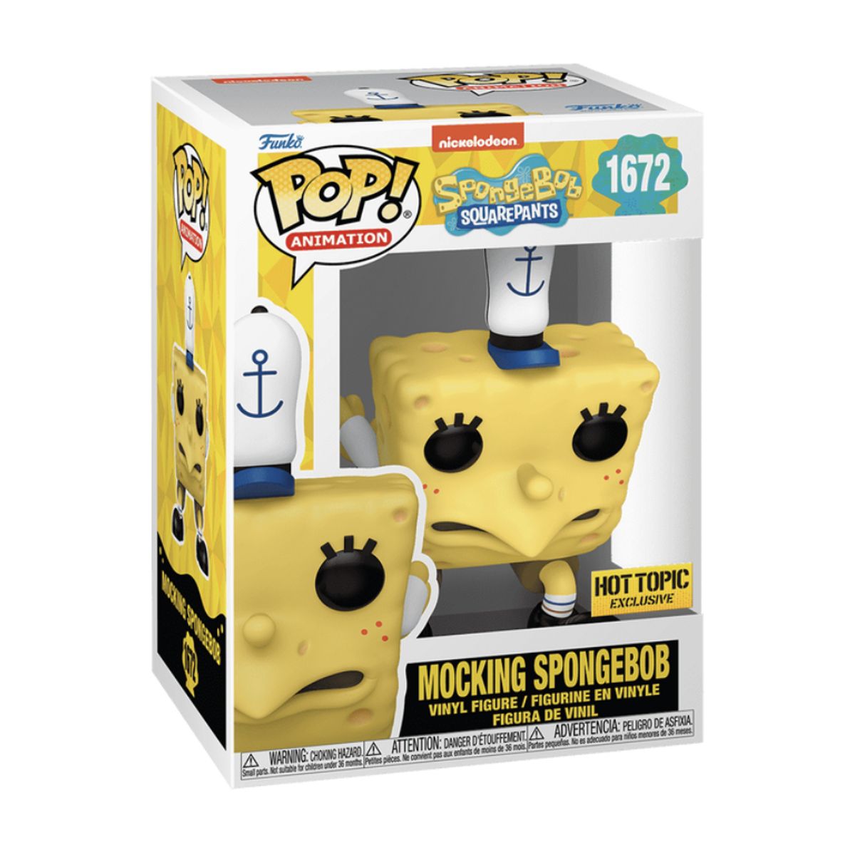 FUNKO - Bob esponja Mocking Funko Pop 1672 Exclusivo Hot Topic
