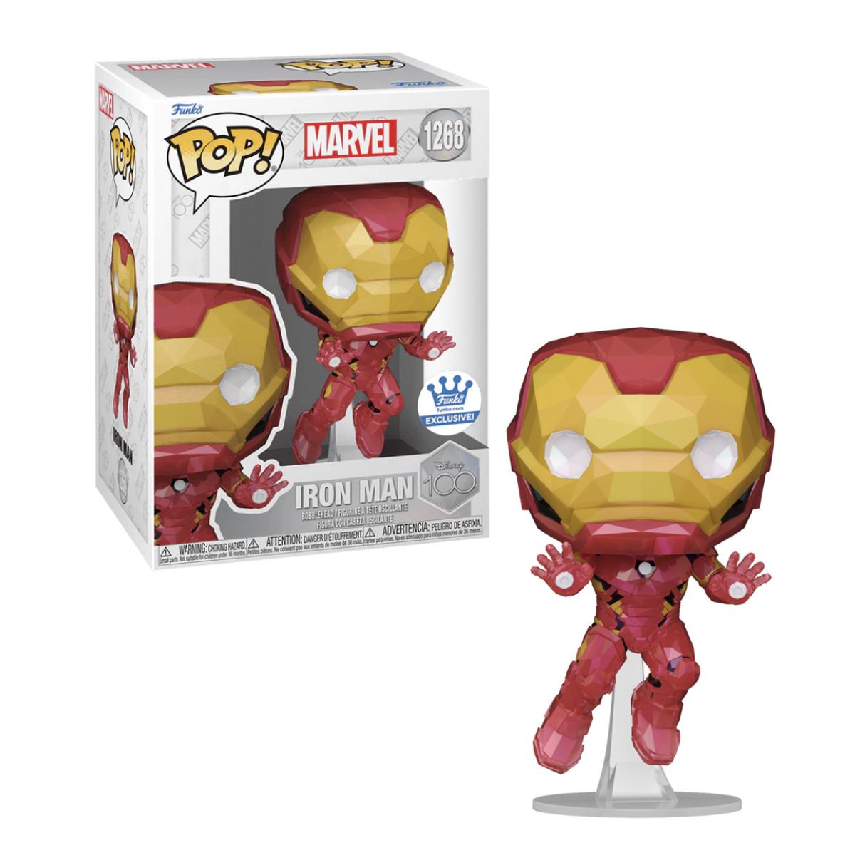 FUNKO - Iron Man Facet Funko Pop 1268 Avengers Exclusivo