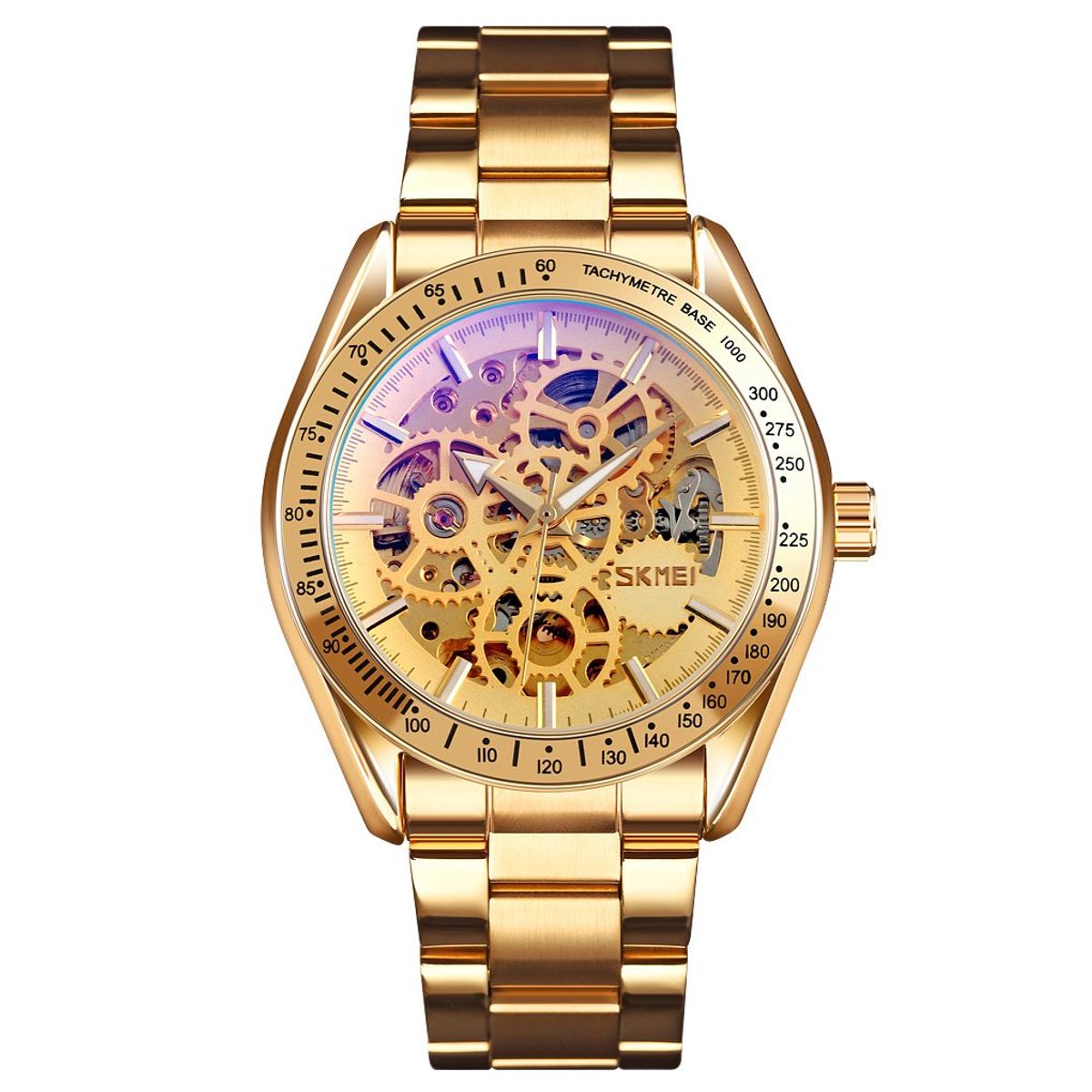 SKMEI - Reloj Skmei 9194 Dorado MECANICO Tourbillon AUTOMATICO_.
