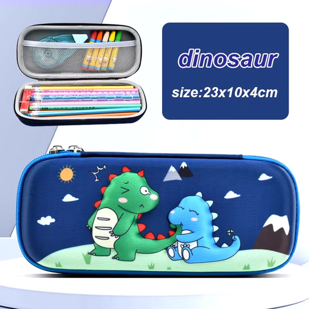 GENERICO - CARTUCHERA 3D ESCOLAR DISEÑOS VARIADOS PARA NIÑOS KAWAII