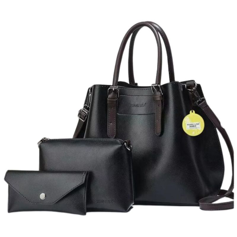 GENERICO - Cartera Mujer Set 3 en 1 de Dama Estilo Casual Elegante.