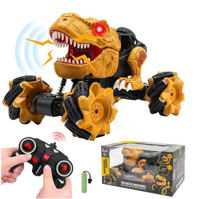 QUANTUM - Juguete de Dinosaurio Rex a Control Remoto 4x4