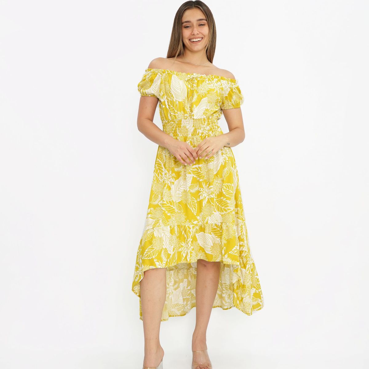 KAFA - VESTIDO CON COLA DE PATO  BRISA