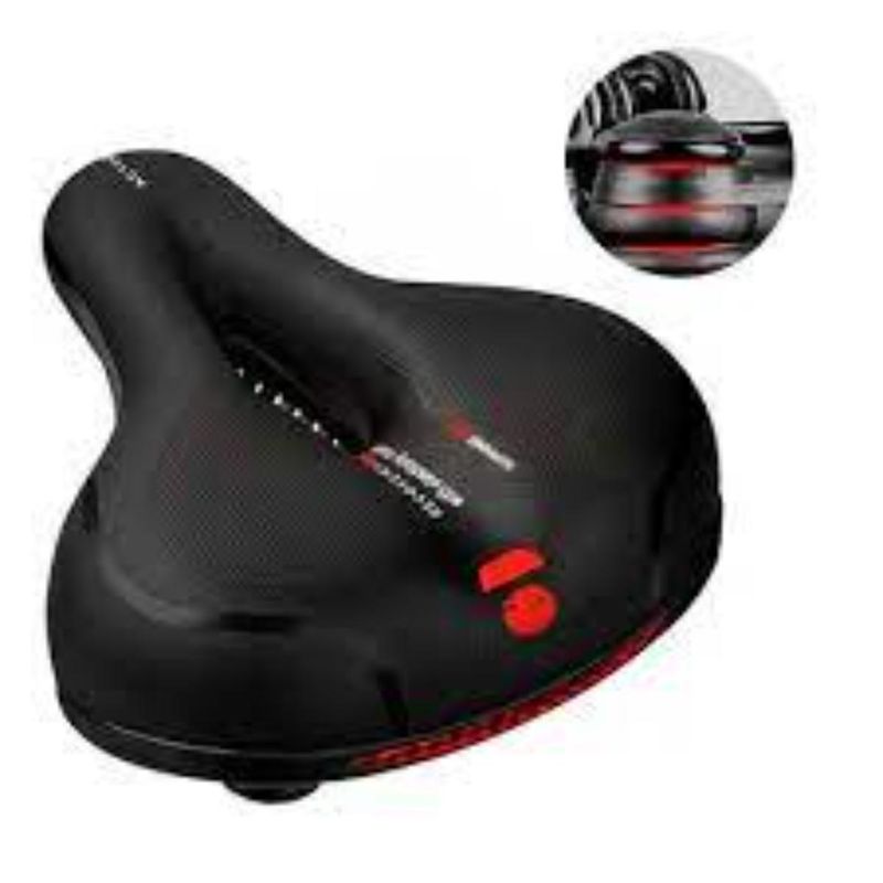 GENERICO - SILLÍN ASIENTO BICICLETA ANTISHOCK CONFORT