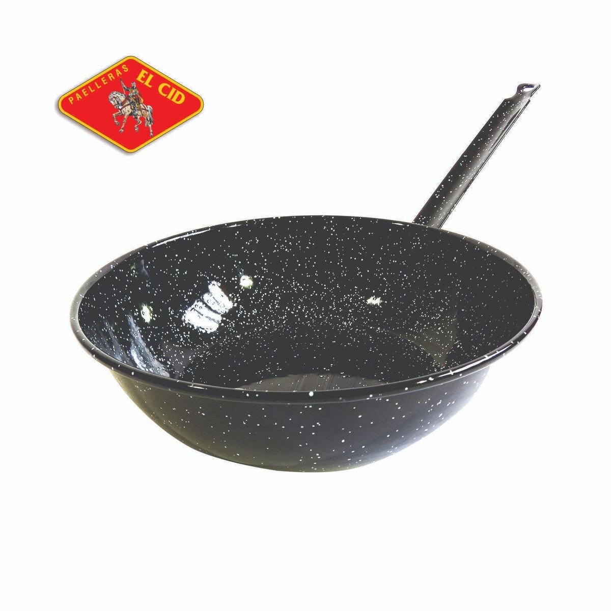 GENERICO - Sartén Honda con Mango Esmalte 32 cm EL CID