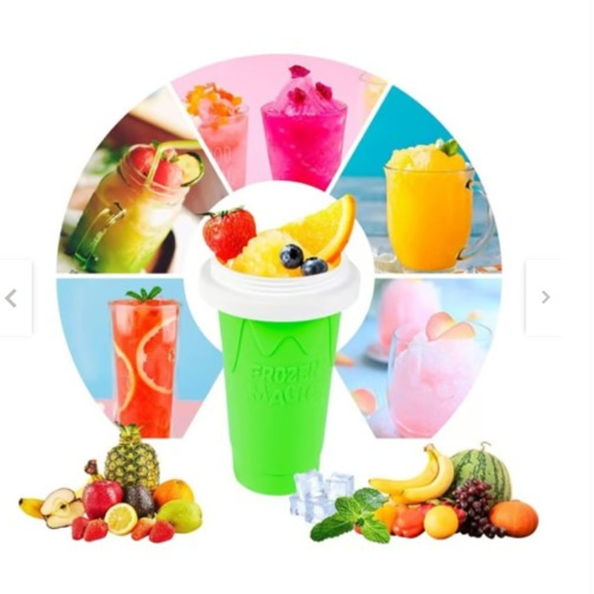 GENERICO - Vaso Congelado Rapido Taza Magica Granizado Frozen Magic