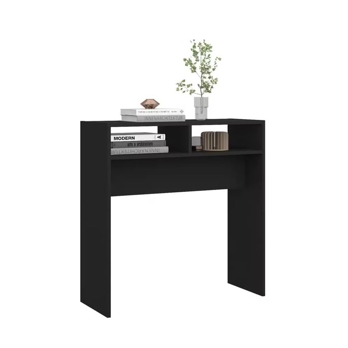 GENERICO - Mesa Consola Recibidor Moderno Manuel Negro R&R MUEBLES