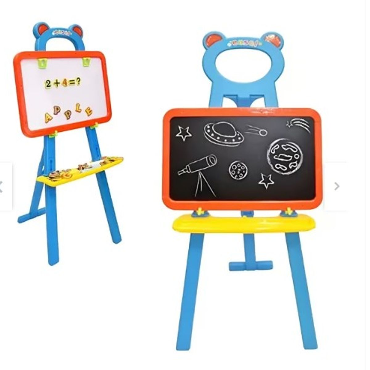 GENERICO - Pizarra 2 en 1 Infantil con Superficie para Pintar y Dibujar