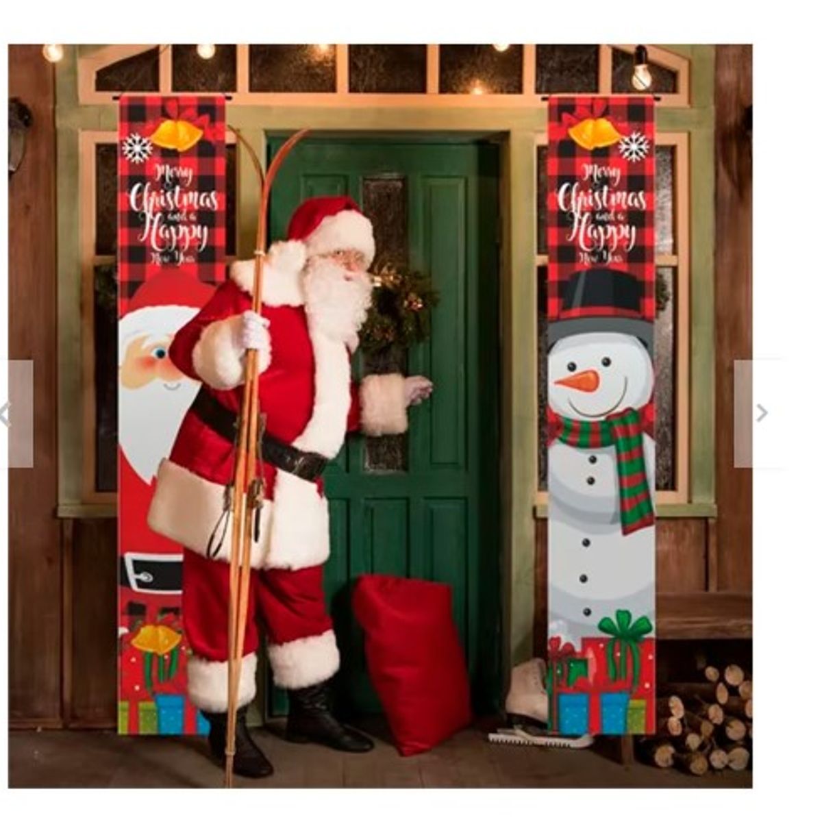 GENERICO - Decoraciones De Navidad Para Puertas Adornos  180x30cm