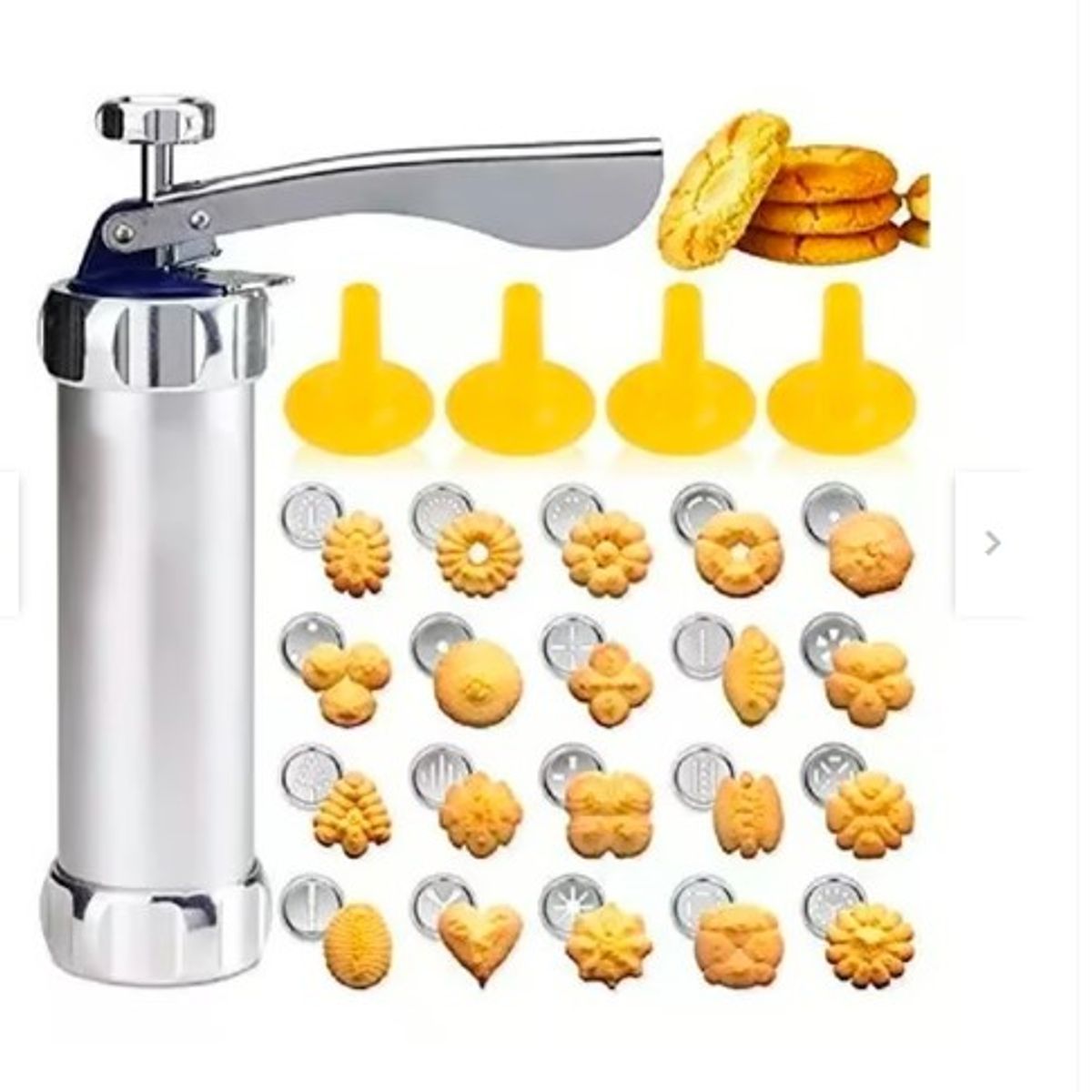 GENERICO - Maquina Para Galletas Y Decoración Con 14 Accesorios.