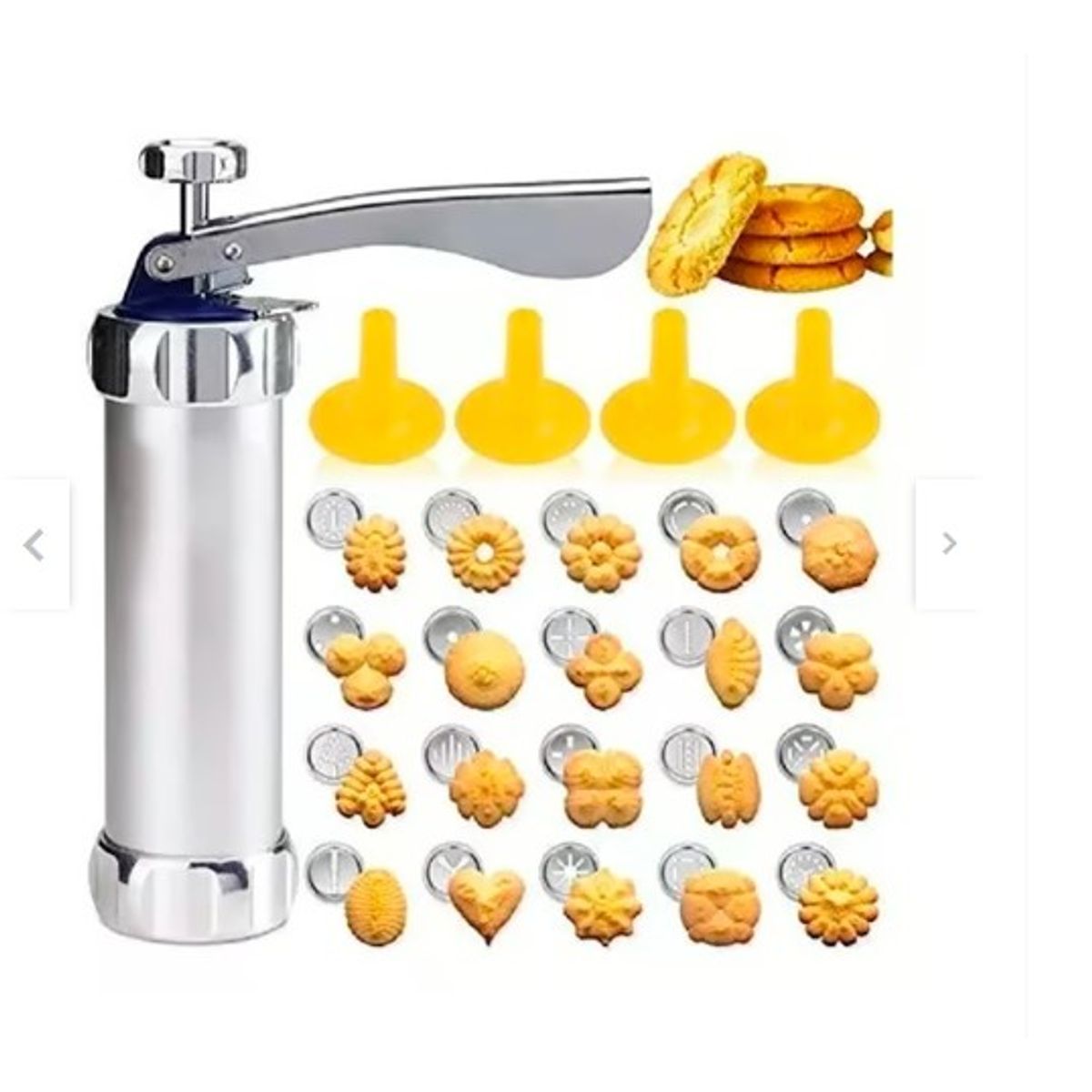 GENERICO - Maquina Para Galletas Y Decoración Con 14 Accesorios.