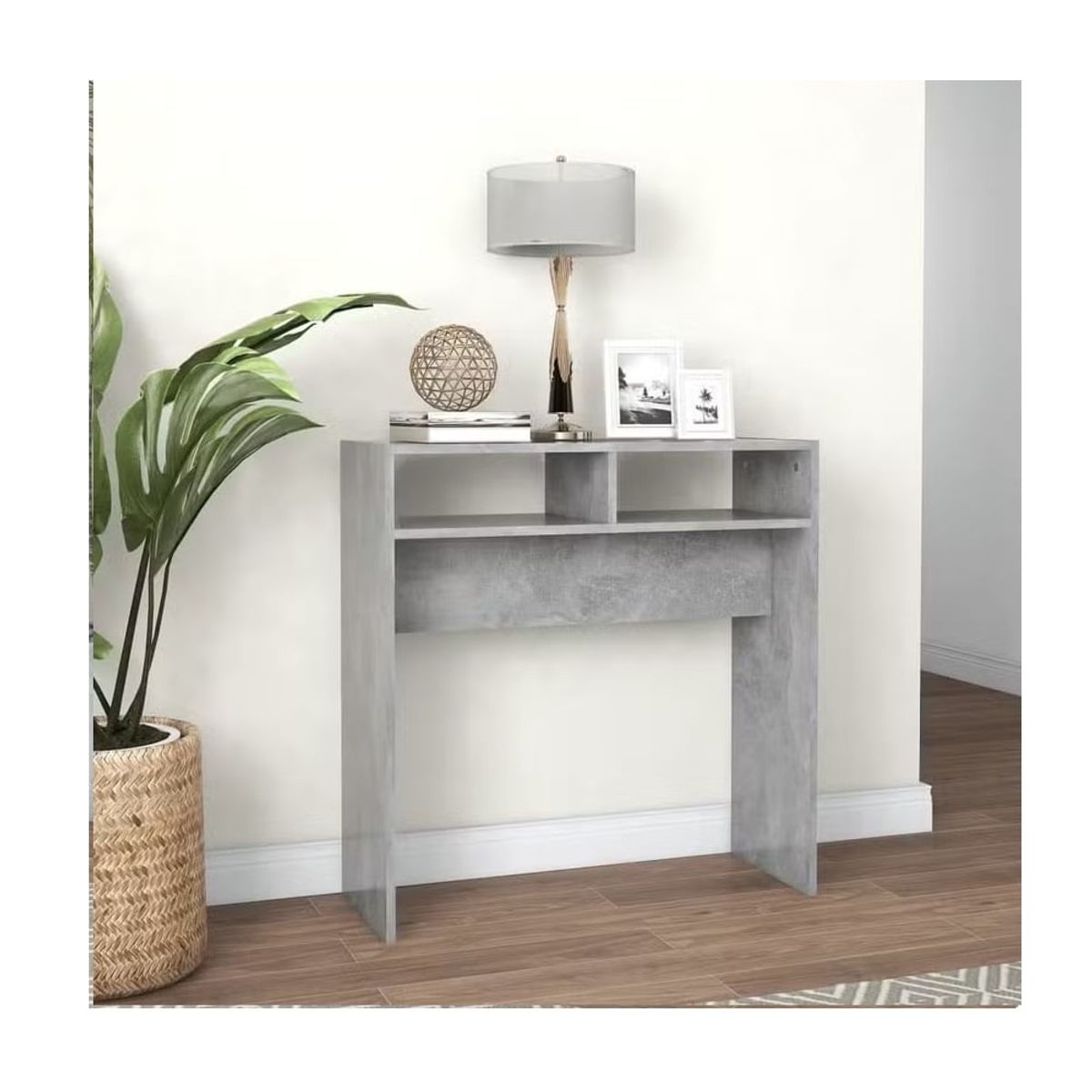 GENERICO - Mesa Consola Recibidor Moderno Manuel Gris R&R MUEBLES