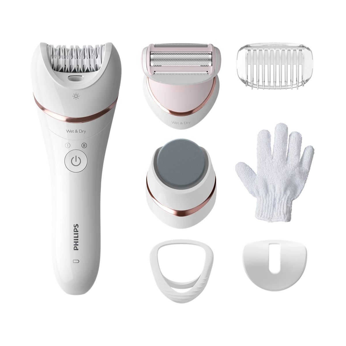 PHILIPS - Depiladora Inalámbrica Philips Bre730 Con Accesorios