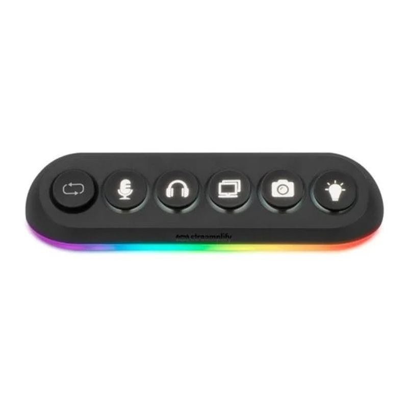 STREAMPLIFY - Hub Streamplify HUB DECK5-RGB 5 Puertos USB
