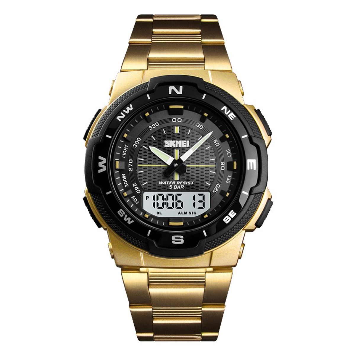 SKMEI - Reloj Skmei 1370 Dorado Original_.
