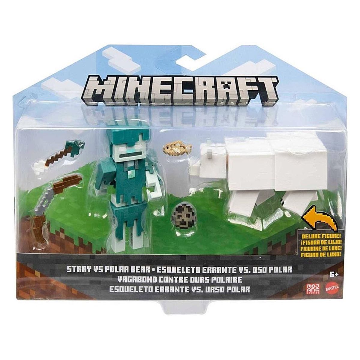 MINECRAFT - Minecraft Stray vs Polar Bear Deluxe Core Figura