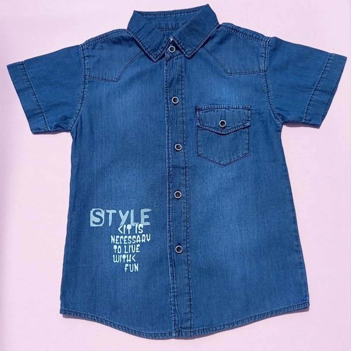 JOHN PRINCE - John Prince Camisa jean niños estampado urbano