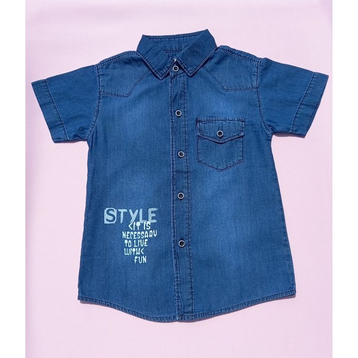 JOHN PRINCE - John Prince Camisa jean niños estampado urbano