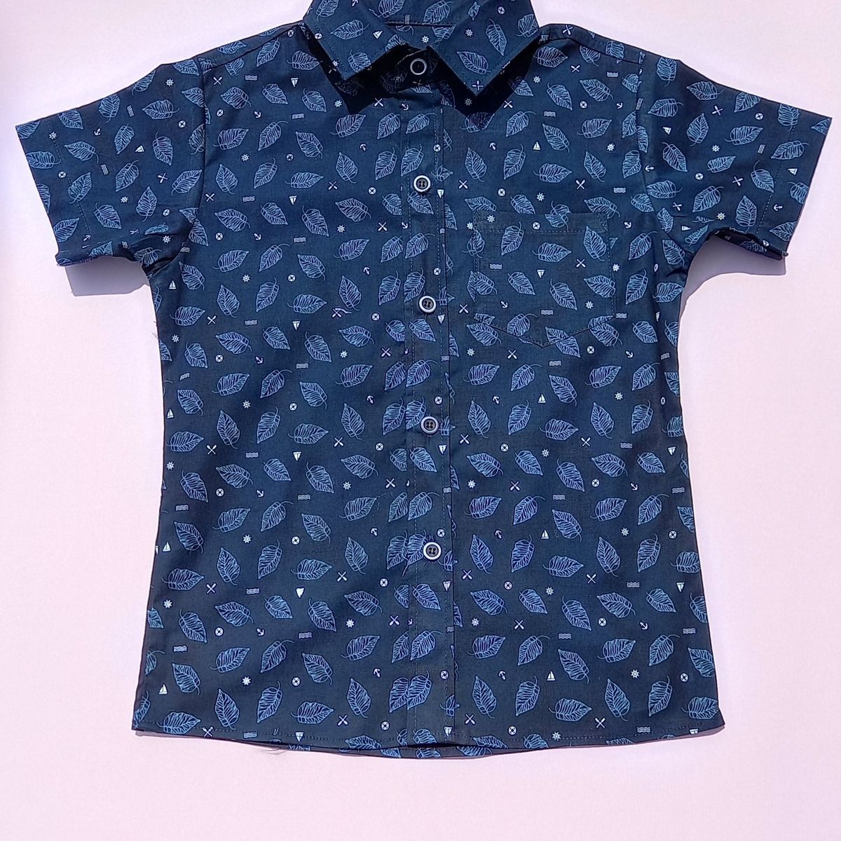 JOHN PRINCE - John Prince Camisa 100% algodón niños estampado hojas