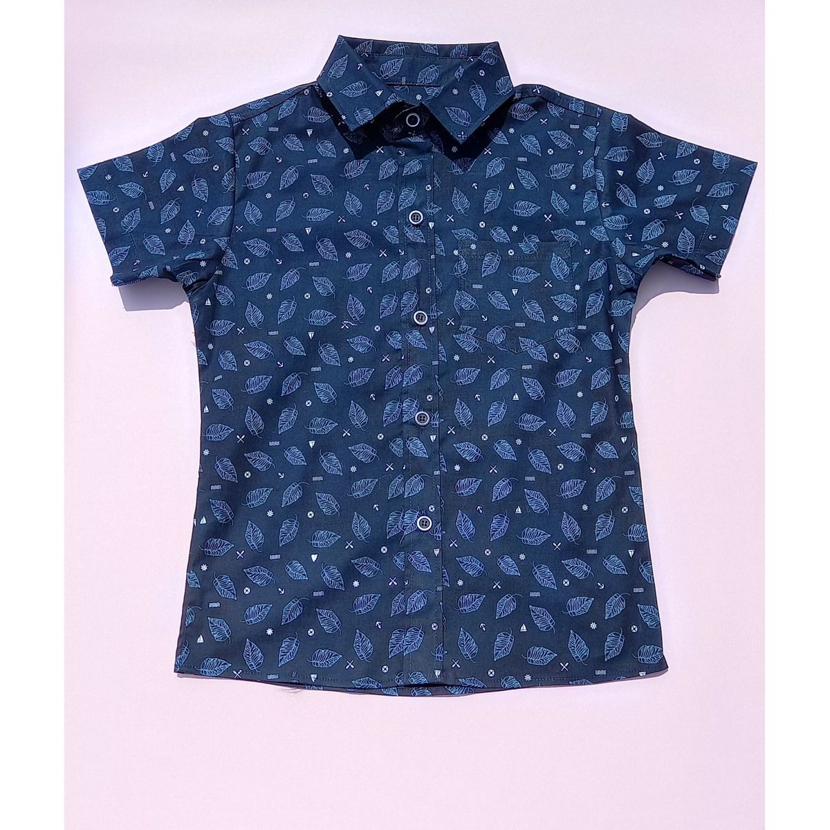 JOHN PRINCE - John Prince Camisa 100% algodón niños estampado hojas