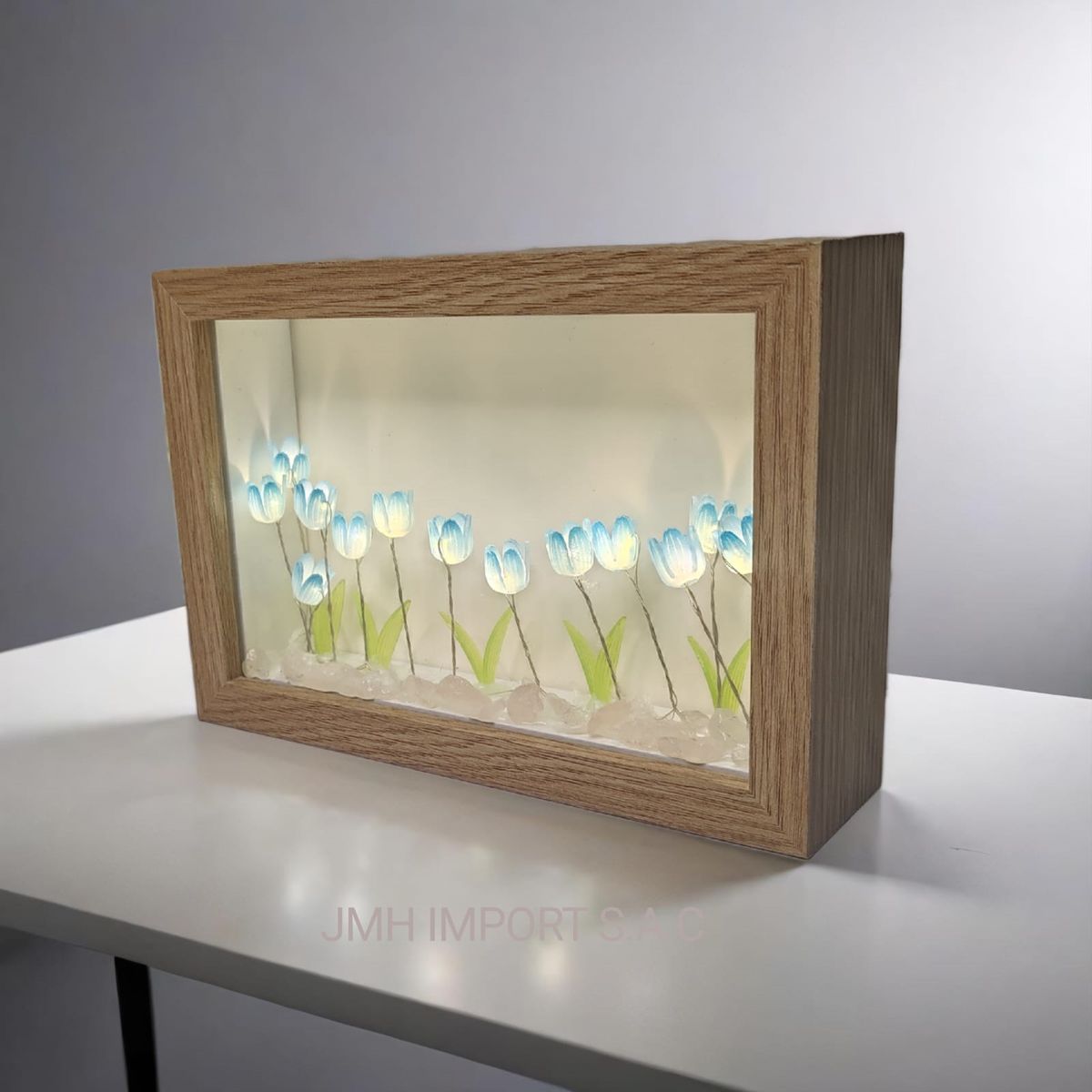 GENERICO - Porta Retrato de Tulipán con Luces