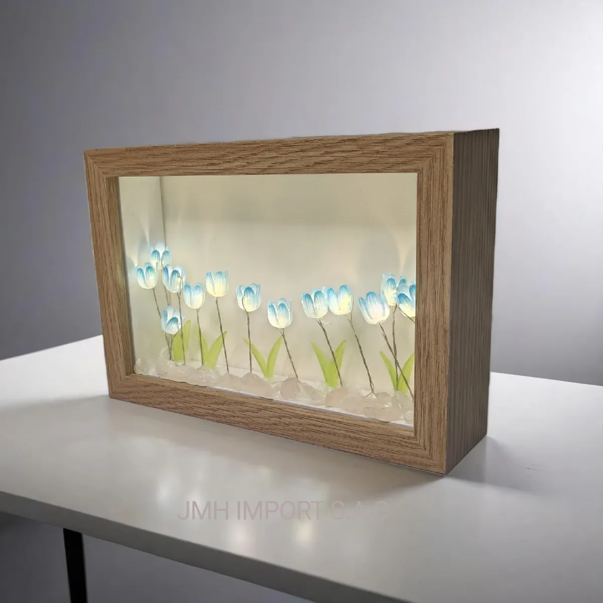 GENERICO - Porta Retrato de Tulipán con Luces