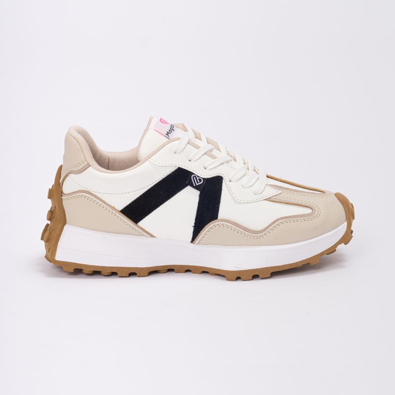 MAGDALENA SHOES - Zapatillas Chunky Vera 867 Negro- Blanco