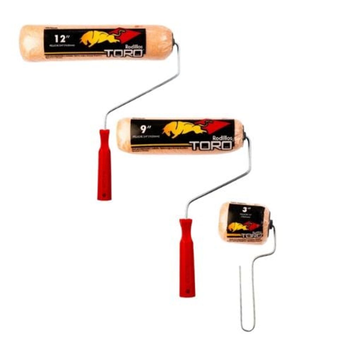 TORO - Kit Dumbo rodillos 12P 9P y 3P acabado rugoso TORO