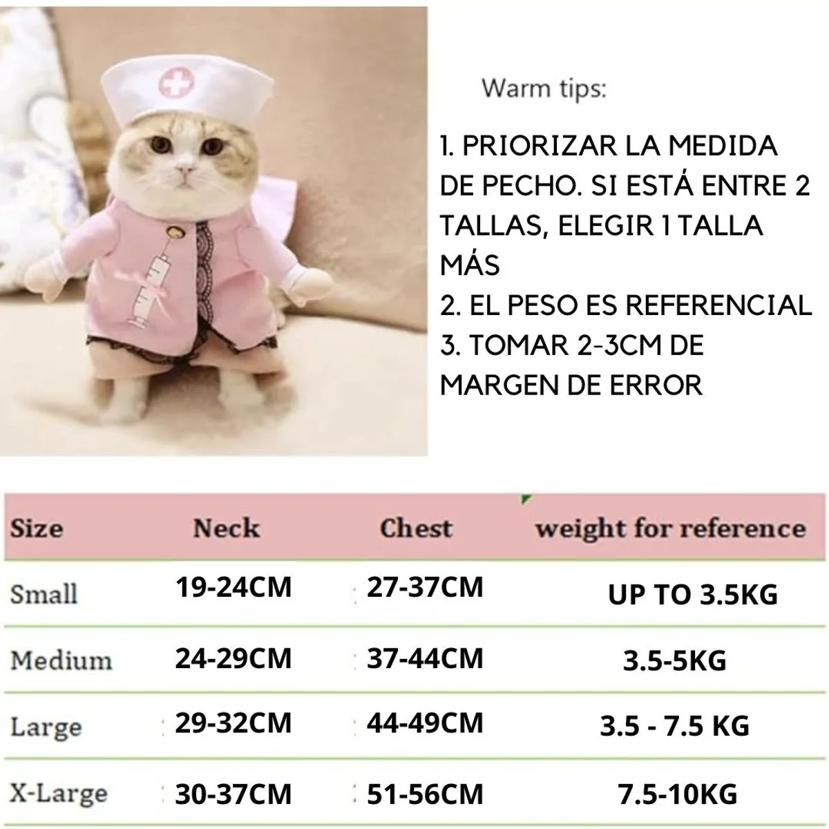 GENERICO - DISFRAZ PARA MASCOTA POLICIA - TALLA S