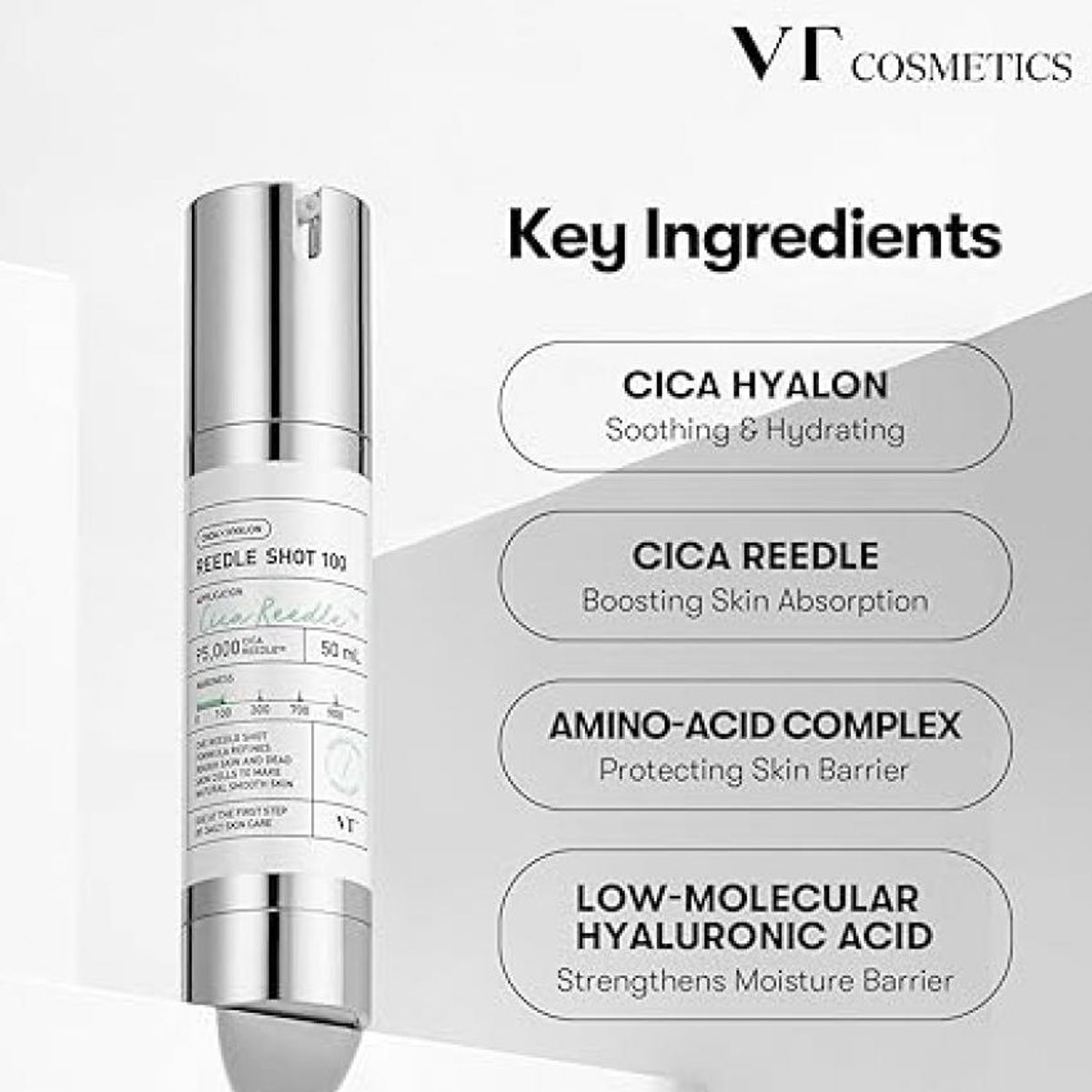 VT COSMETICS - Esencia CICA Reedle Shot 100 - VT COSMETICS