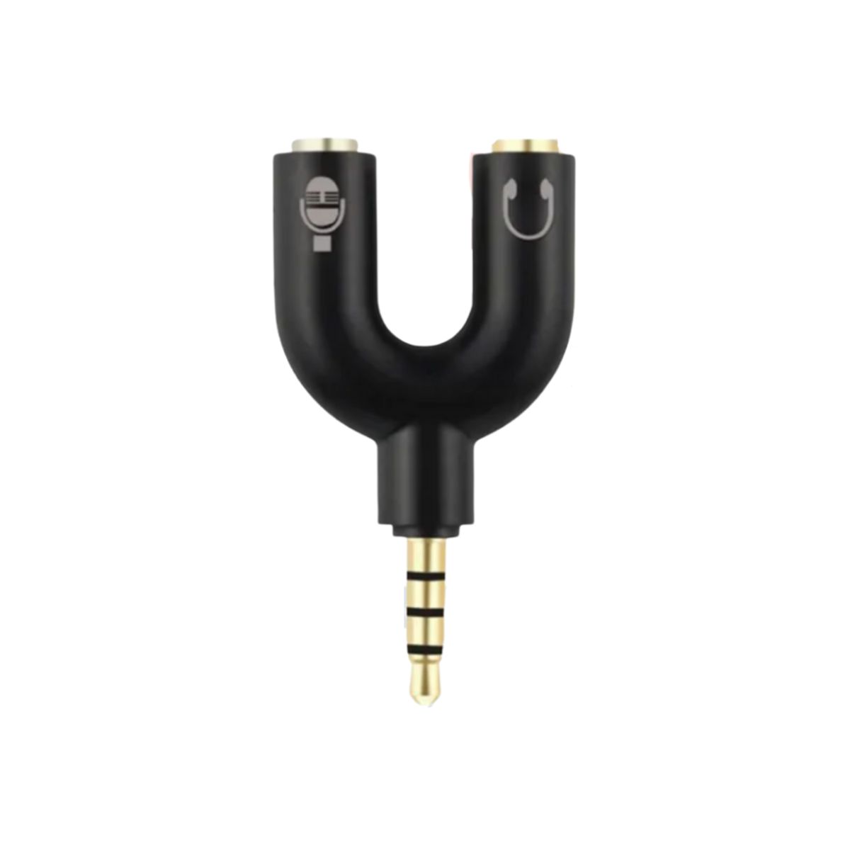 GENERICO - Adaptador de Audio 35mm para Auriculares y Microfono