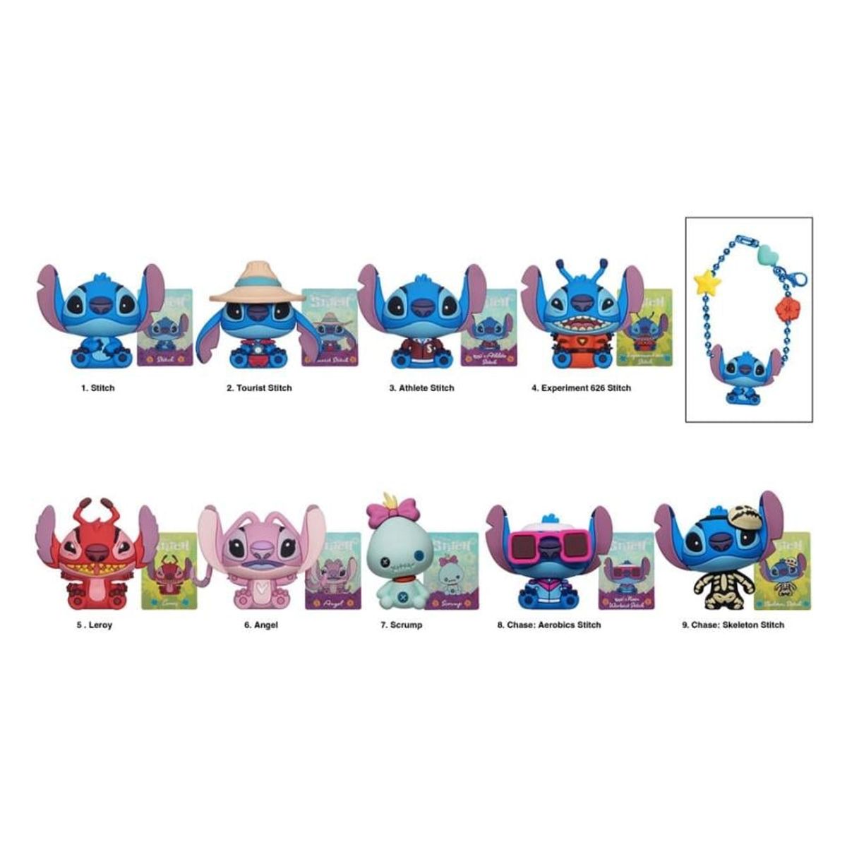REVELL MONOGRAM - Llavero Stitch - Monogram - Series Charm 1 unidad