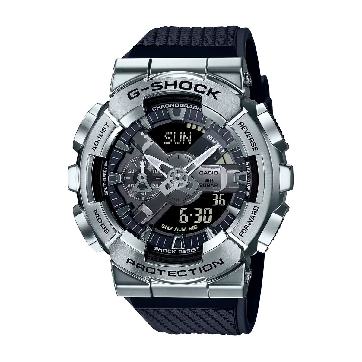 G-SHOCK - Reloj G shock steel GM-110-1ACR Plateado