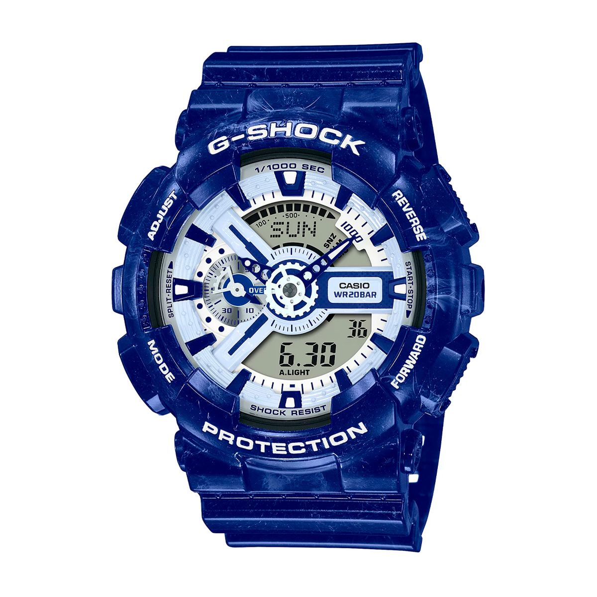 G-SHOCK - Reloj G shock GA-110BWP-2A Azúl