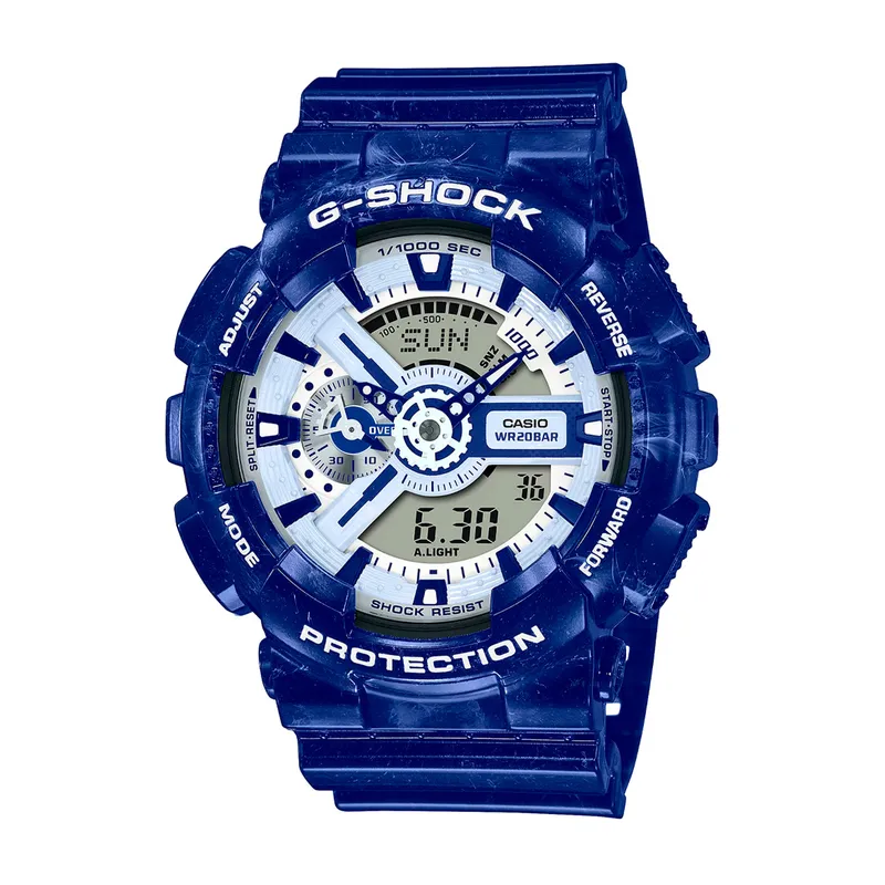 G-SHOCK - Reloj G shock GA-110BWP-2A Azúl