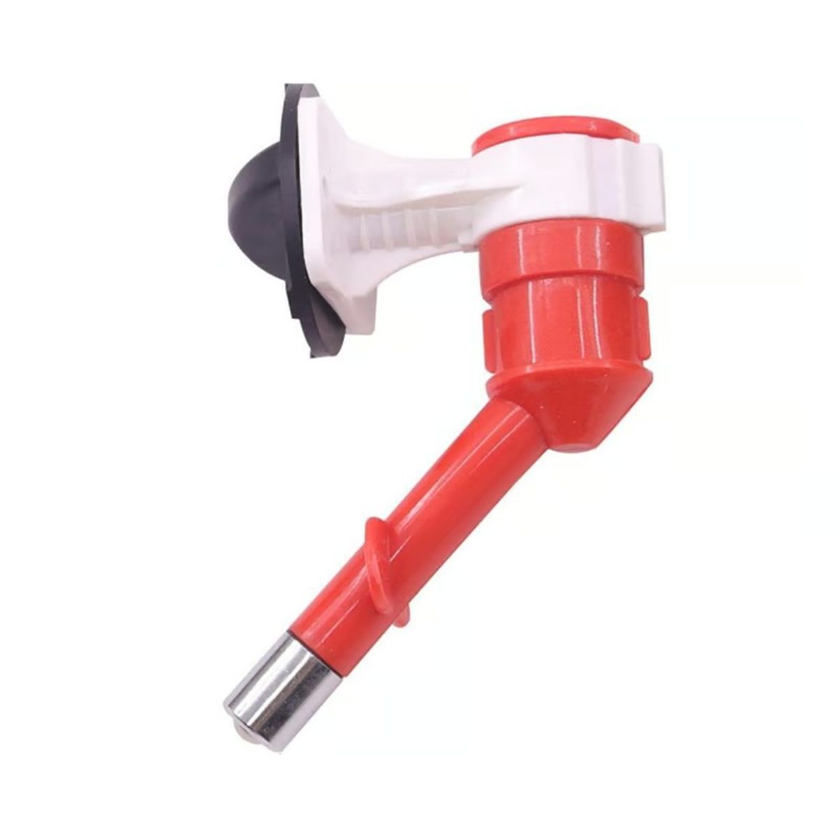 GENERICO - BEBEDERO DISPENSADOR DE AGUA PARA CANIL MASCOTA ROJO